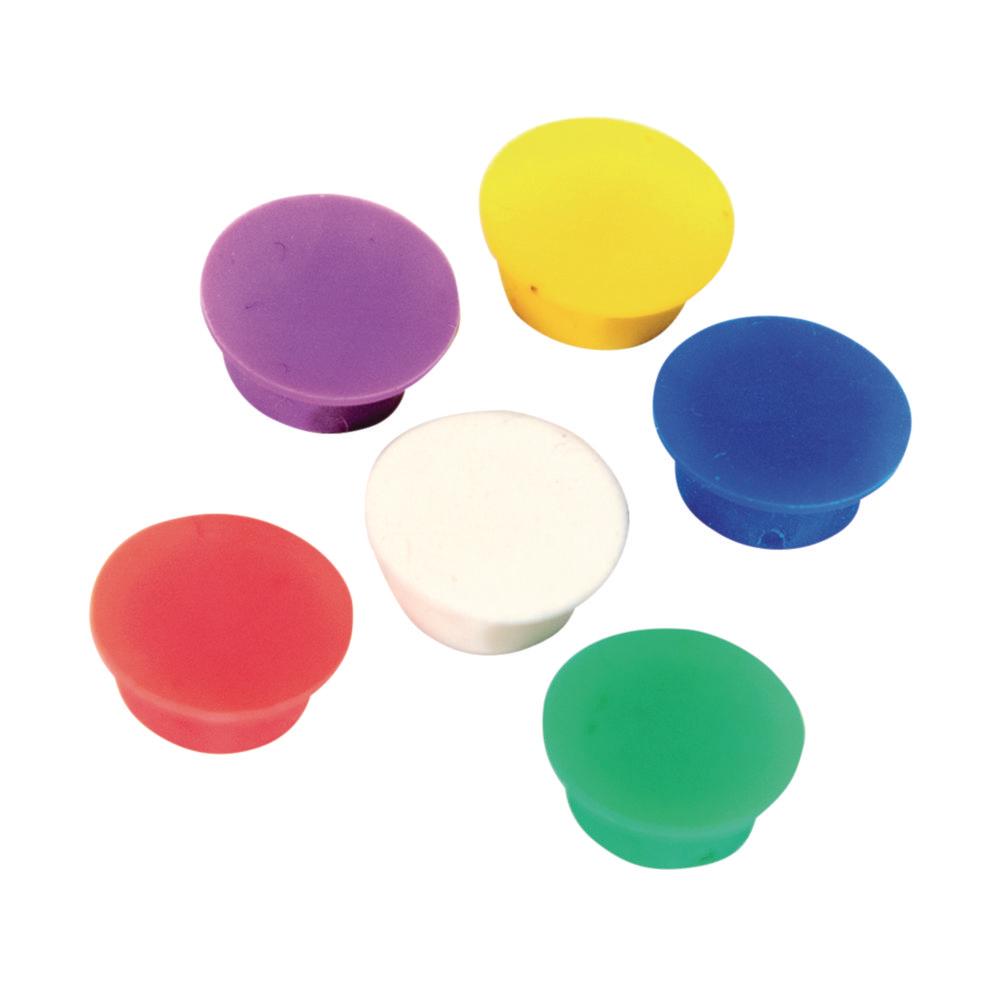 LLG Insert Cap Disks for Cryotubes, Blue, Star-Shaped, Pack of 1000