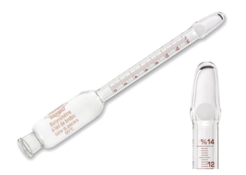 Gerber Milk Butyrometer 0–14%:0.2

