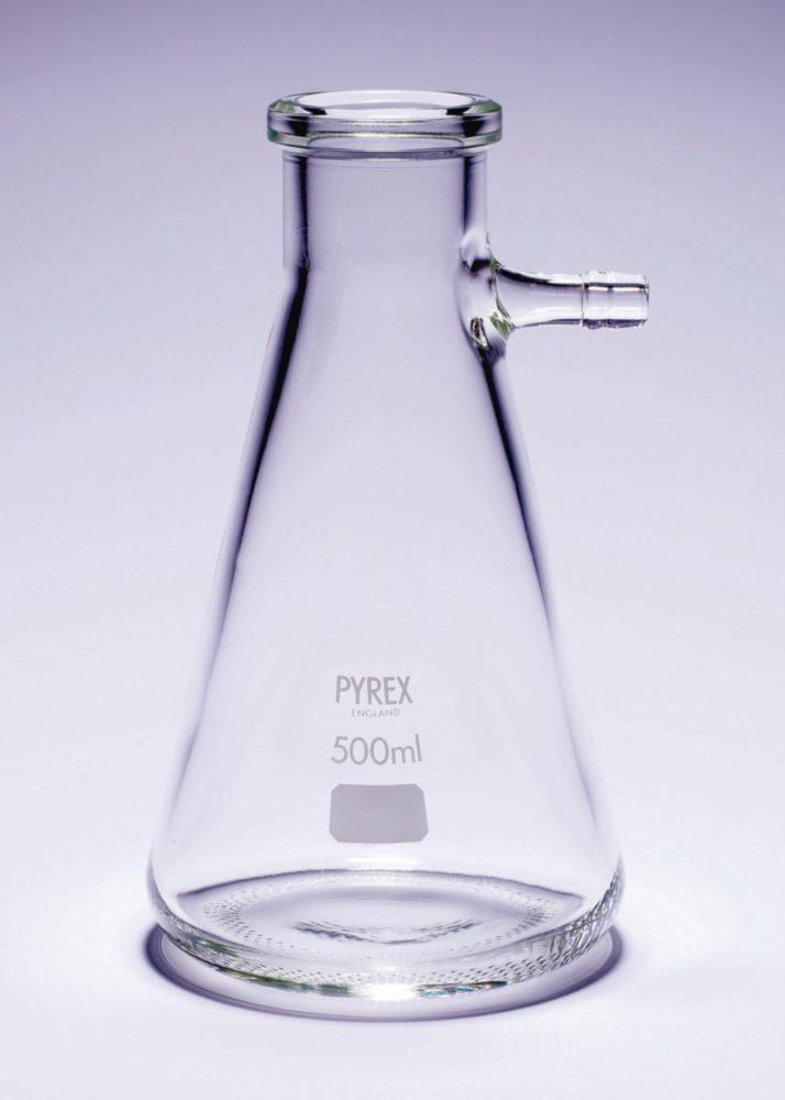 DWK Filter Flask 250mL Type Büchner Plain Side Arm Pyrex (Pack of 10)

