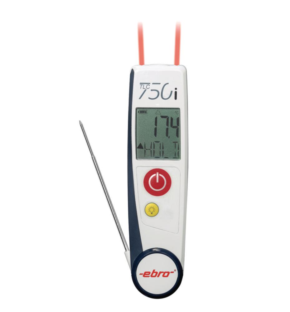 Xylem Dual Infrared Flip Thermometer TLC-750i V2, Measuring Range -50 to +250°C, Resolution 0.1°C, with Factory Calibration Certificate