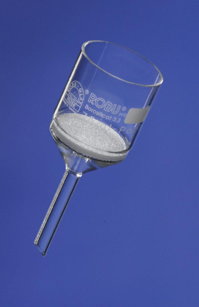 ROBU Glasfilter-Geräte Filter Funnels 75ml Porosity 1 48mm 10mm Stem

