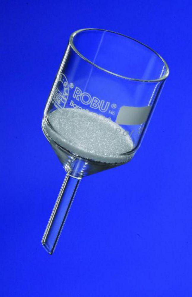 ROBU Glasfilter-Geräte Filter Funnels 125ml Porosity 1 60mm 10mm Stem

