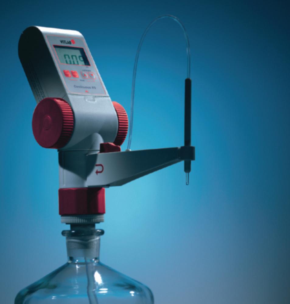 VITLAB Continuous Bottle-Top Burette, 50ml, Type RS