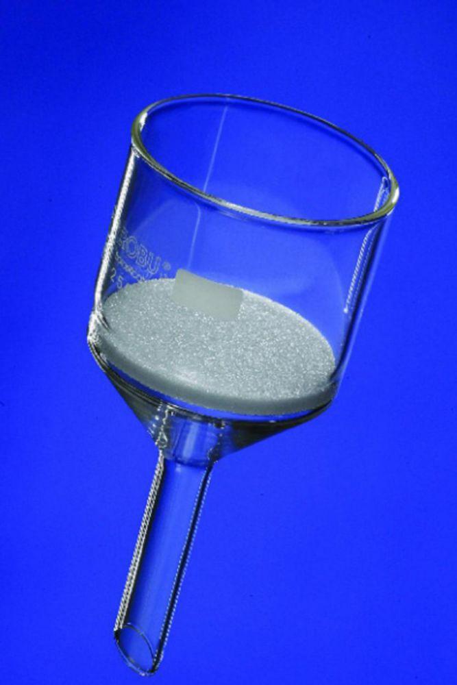 Filter funnels 250ml, 80mmØ porosity 2, 18mm stem Ø