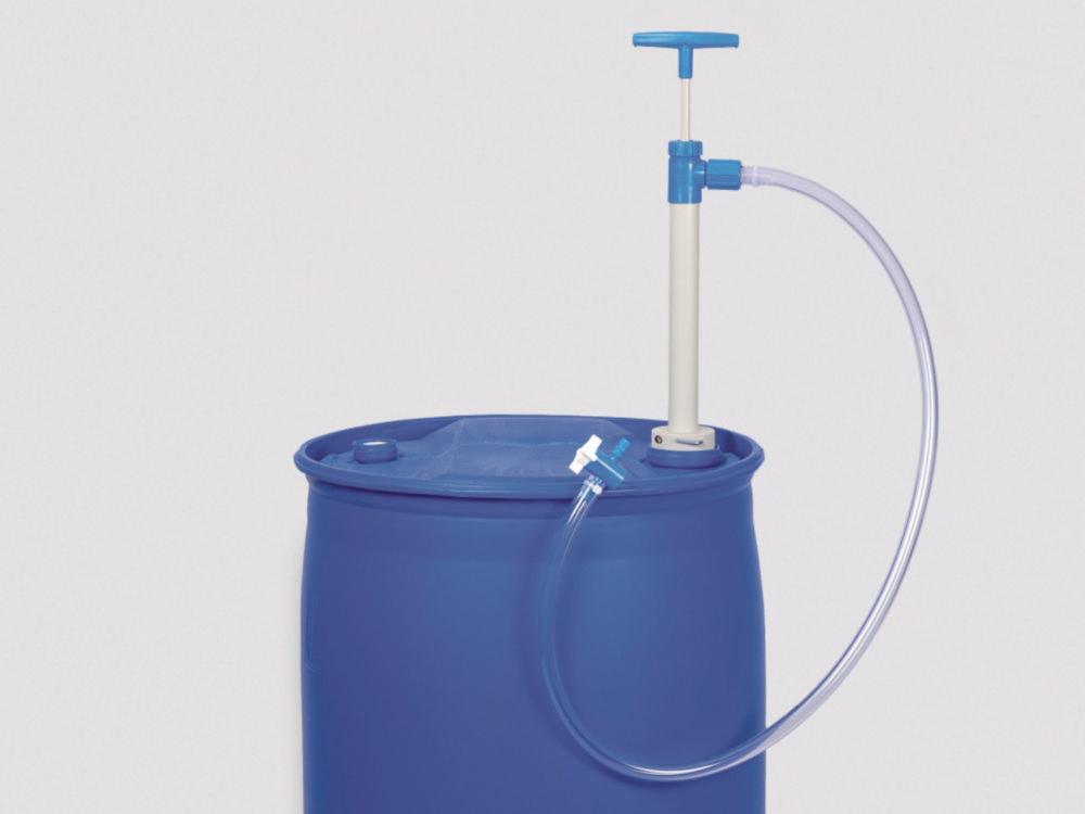 Bürkle Drum Pumps, PP 500mm with Outlet Tubing and Stopcock
