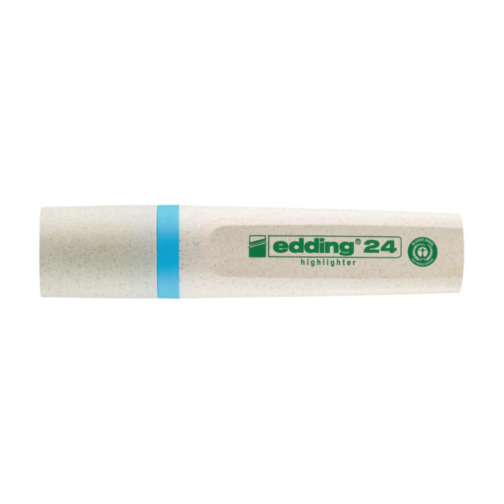 Edding Highlighter 24 EcoLine Light Blue, Pack of 10

