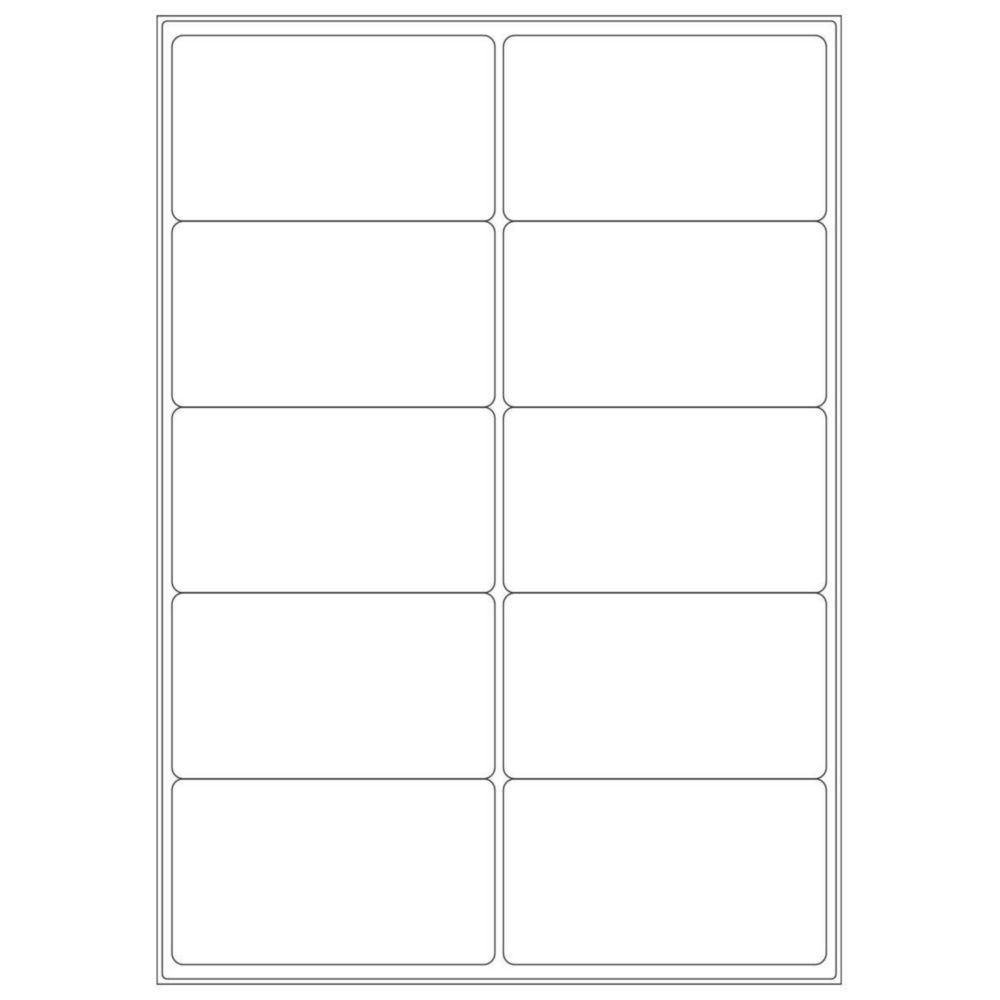 GA Cryogenic Labels 99.1mm x 57mm for Laser Printers Pack of 160