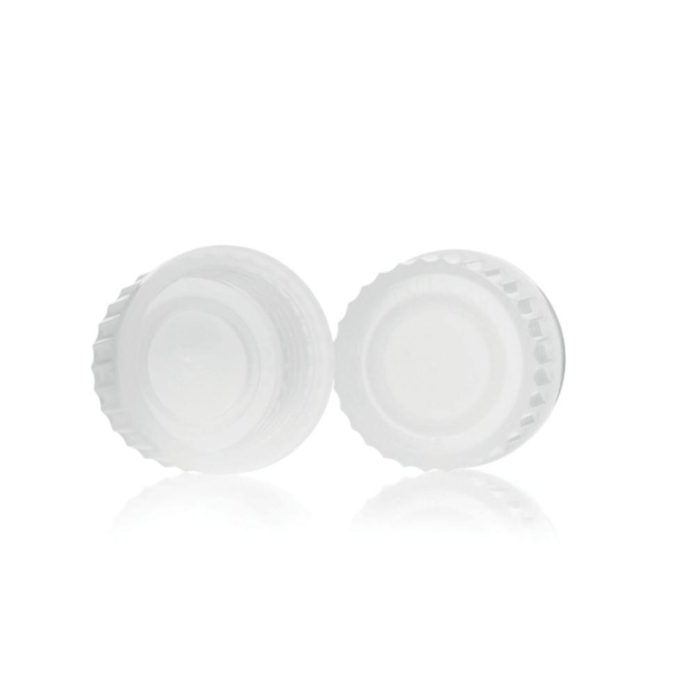 DWK DURAN Screw Cap, Pure GL45 with Lip Seal from PFA, Temperature Resistant -196°C to 260°C