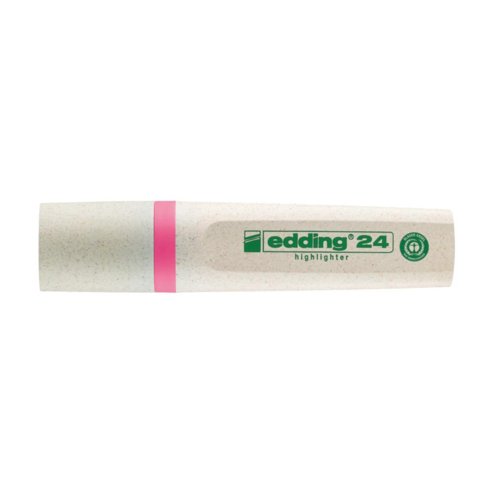 Edding Highlighter 24 EcoLine Pink, Pack of 10


