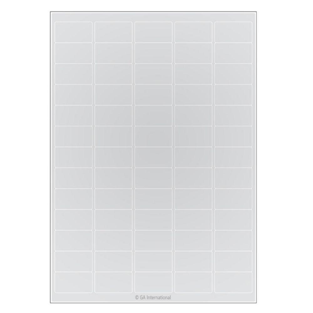 GA Cryogenic Labels for Laser Printers 38.1mm x 21.6mm White Pack of 1040 Labels