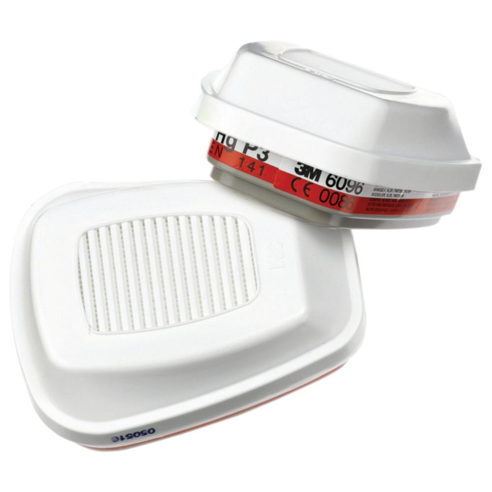 3M™ 6096 A1HgP3R Gas, Vapour, and Particulate Filters, Pack of 2 (Item is subject of export control)