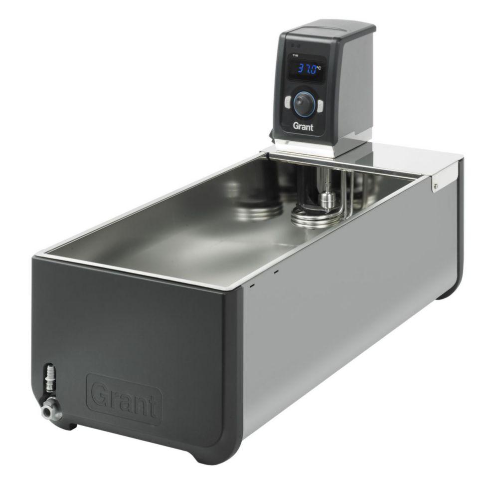 Grant Thermostatic Bath, 38L Digital, Stainless Steel Tank with Bridge Plate, Ambient +5°C to +100°C