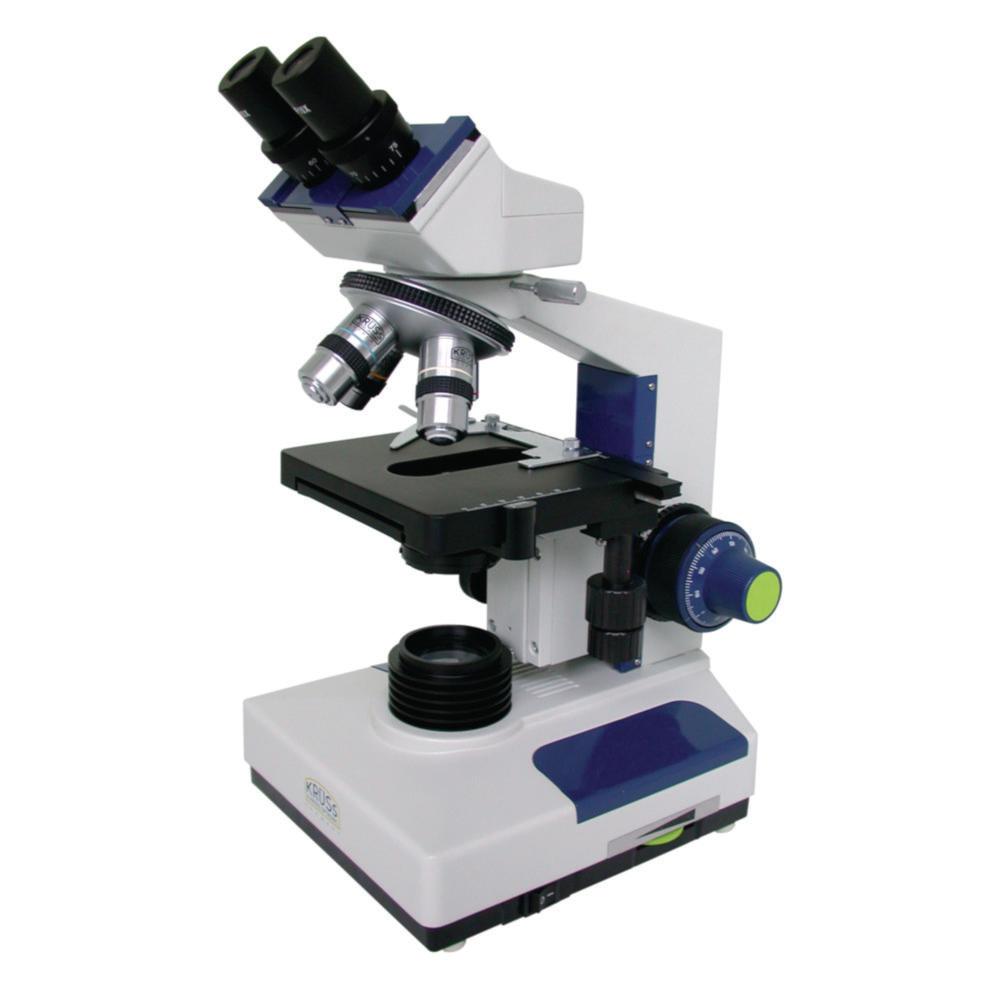 Kruss Microscopes, binocular, eyepieces 10x planocular achrom.objectives: 4x, 10x, 40x, 100x, with built-in illumination
