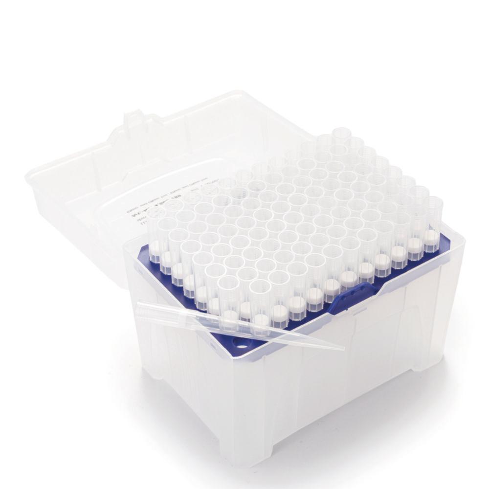 LLG Filter Tips 100-1,000 µL Type Low Retention 2.0, Sterile, Transparent, 8 Racks of 96
