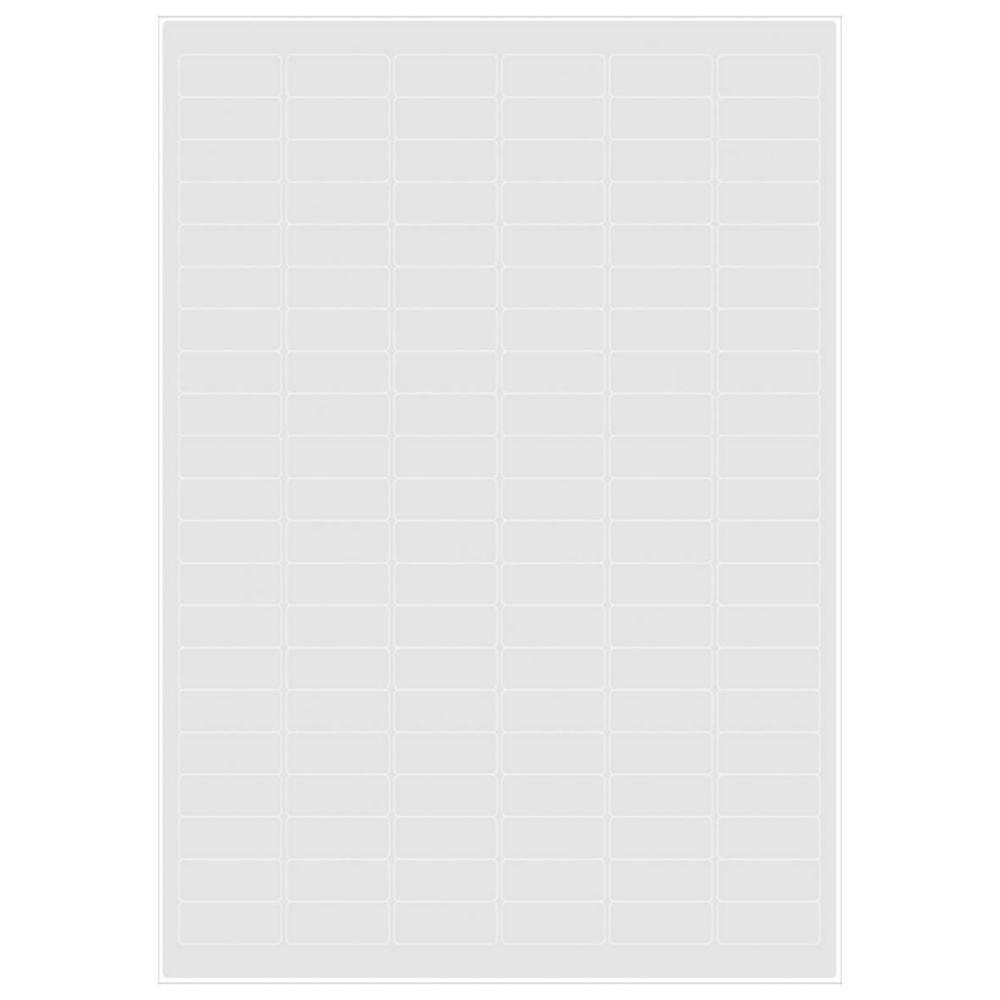 GA Cryogenic Labels for Laser Printers 31.5mm x 13mm White Pack of 2016 Labels