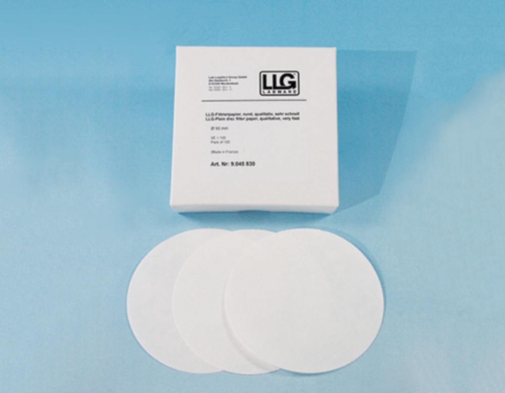LLG Filter Circles 185mm Qualitative Fast, Pack of 100