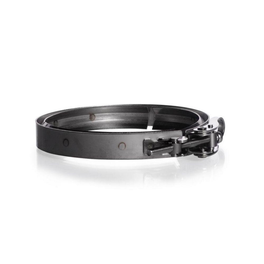 DWK Duran Quick Release Clamp LF 100, Stainless Steel, 3 Retaining Clips, Suitable for Flange DN 100

