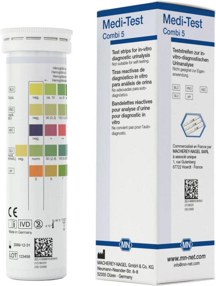 Macherey-Nagel MEDI-TEST Combi 5 Pack of 50 Strips

