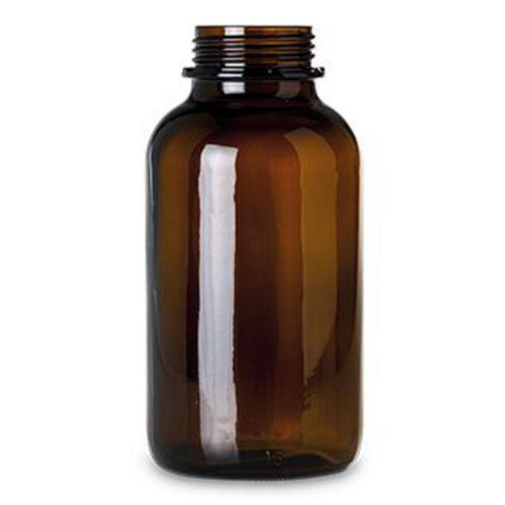 RIXIUS Wide Neck Bottles 2500 mL Amber OV 80 Pack of 11

