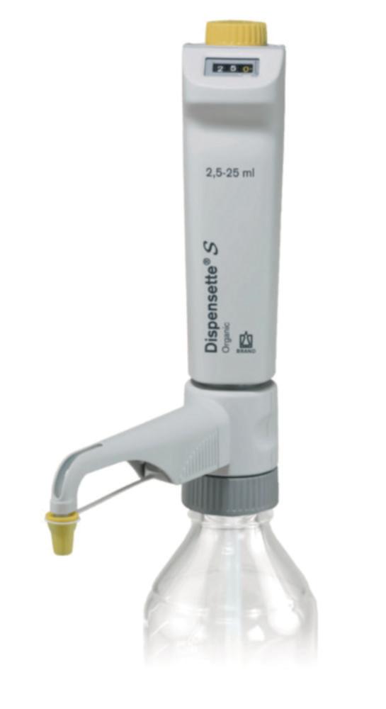 BRAND Dispensette S Organic Digital 2.5-25mL Without Recirculation Valve

