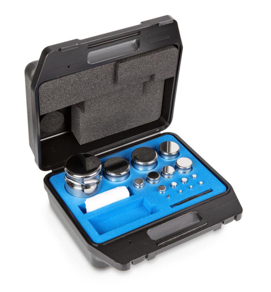 Kern Set of Weights E2 1 g - 5 kg, OIML, Stainless Steel in Plastic Case

