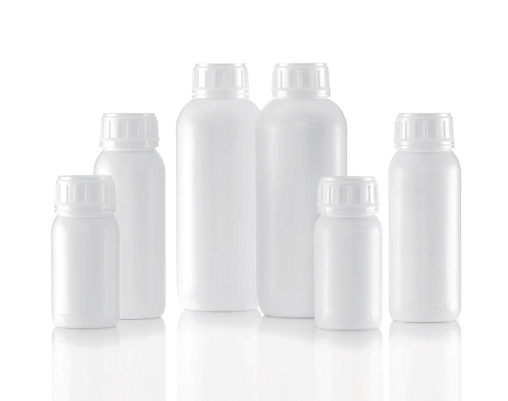 Kautex VarioPack Dual Round Bottle 1000 mL with PA Barrier Layer, White Closure – No. 9.073 520
