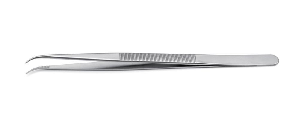 Ideal-tek Tweezers (150 mm, Stainless Steel, Type 119B.SA, Curved Fine Tips)