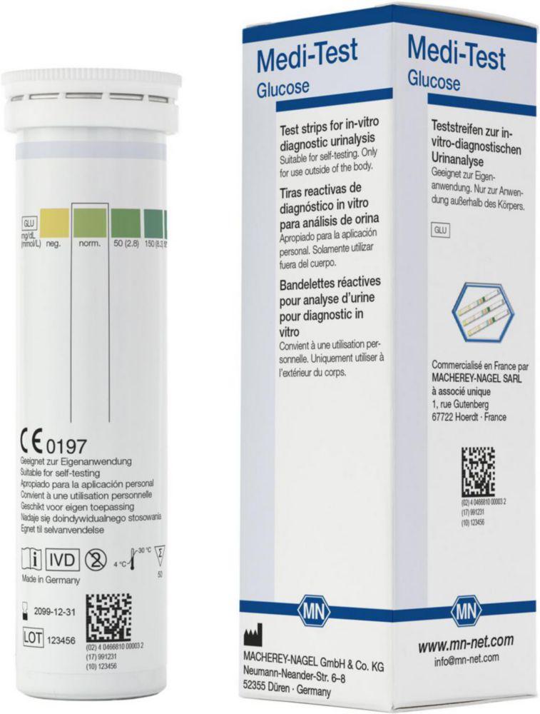 Macherey-Nagel Medi-Test Glucose Test Stripes for Patient Self-Monitoring (Pack of 50)


