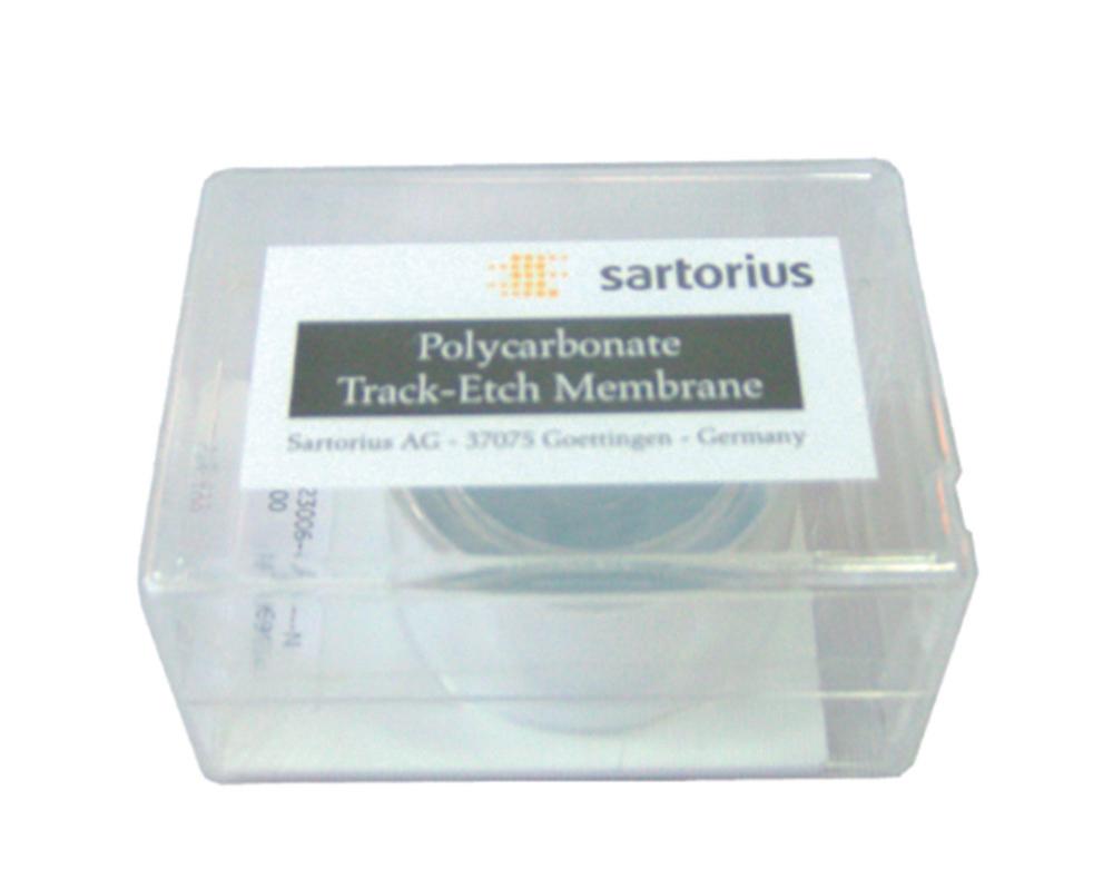 Sartorius Membrane Filters 25 mm, 0.8 µm White, Polycarbonate Pack of 100