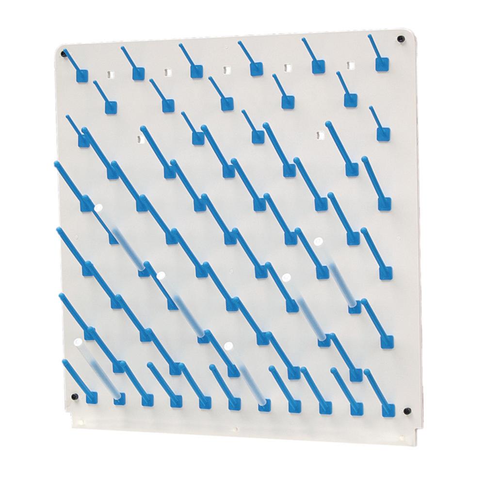 Bürkle Draining Rack without Fluting LaboPlast, 40 x 40 cm, PVC Comp. with Attached Rods