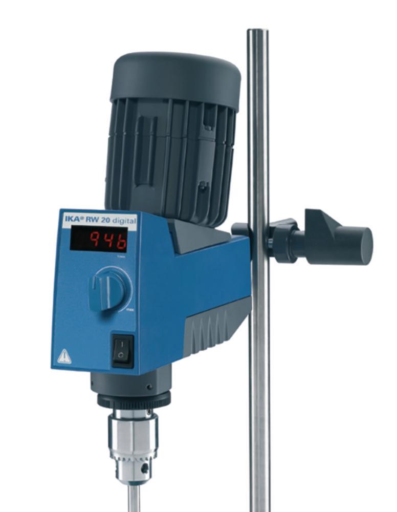 IKA Stirrer Motor RW 20 Digital S 3 Speed Range 60-2000 rpm w/o Accessories