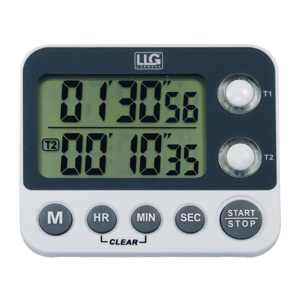 LLG Dual-Timer, 2-Channel, 99:59:59 (2xAAA 1.5V not incl.)