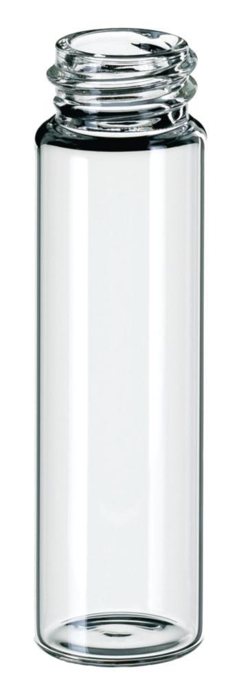 LLG Labware 16 mL Thread Bottles, 18-400 Thread, Clear Glass, Pack of 100