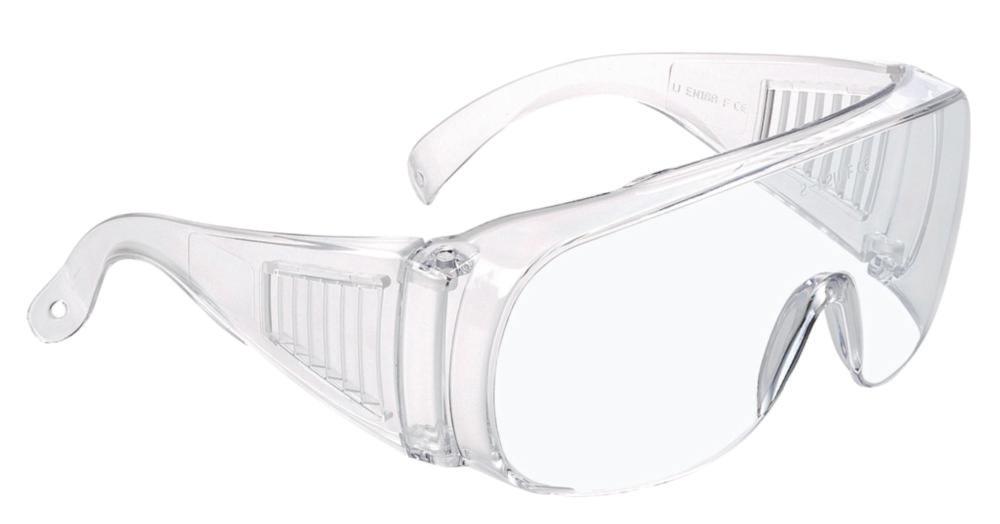 LLG Protection Spectacles Basic Clear Frame Clear Lenses Uncoated 2-1.2 U 1 F CE Pack of 10