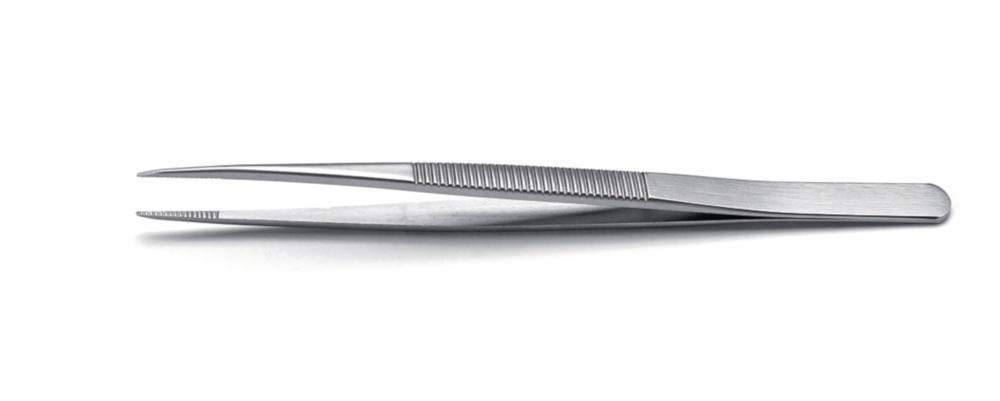 Ideal-tek Tweezers 110 mm, Stainless Steel Type 120A.SA, Tips: Straight, Fine, Strong