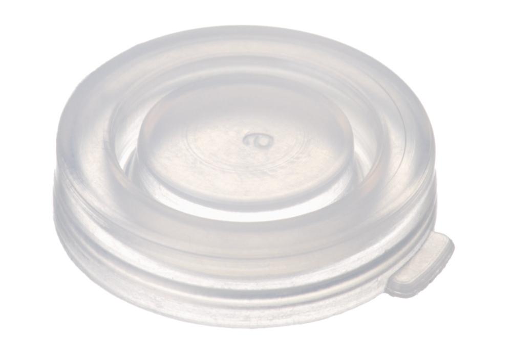 LLG Snap Cap N 22 LDPE Transparent Closed Top Pack of 100