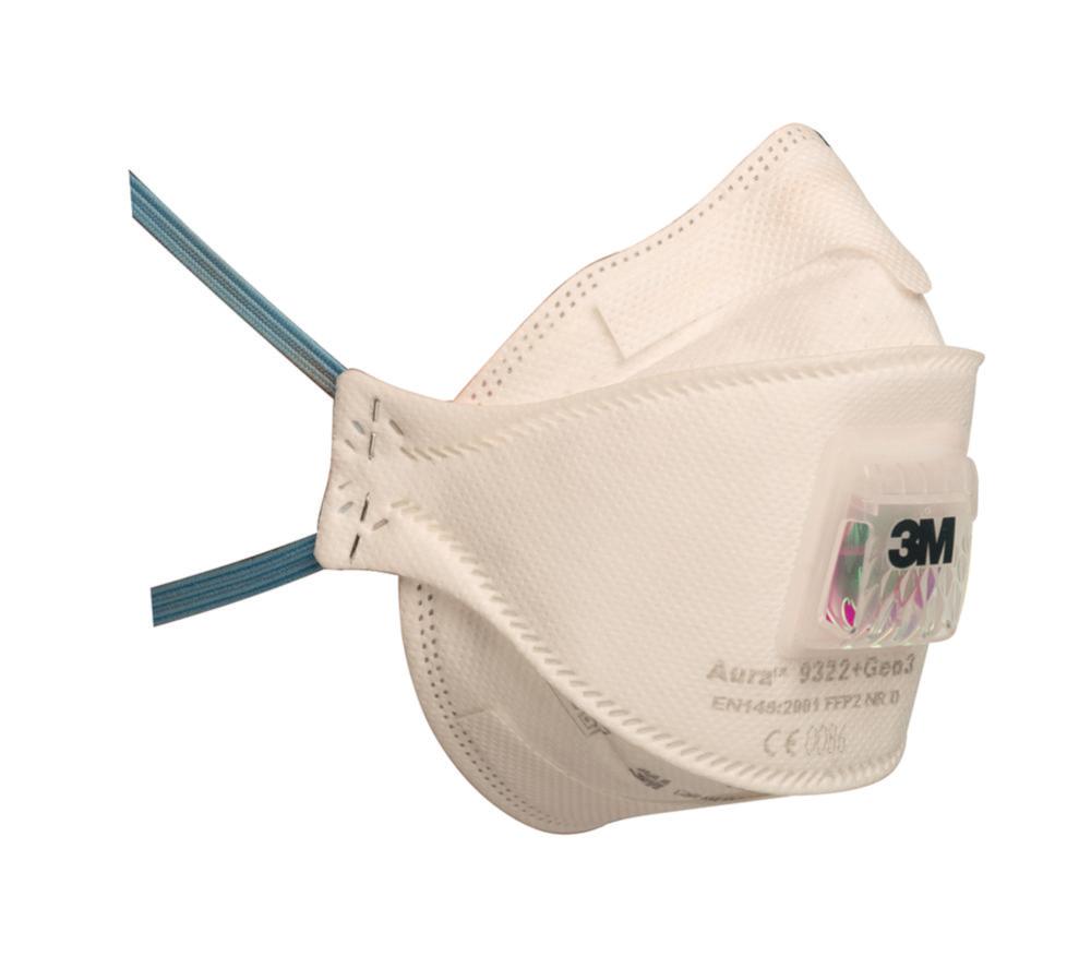 3M™ Aura™ 9322+ FFP2 NR D Respirator with Cool Flow™ Valve (Pack of 10)
