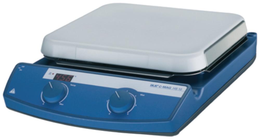 IKA Magnetic Stirrer C-MAG HS 10 with Heating, Glass/Ceramics Heating Plate, EU Plug