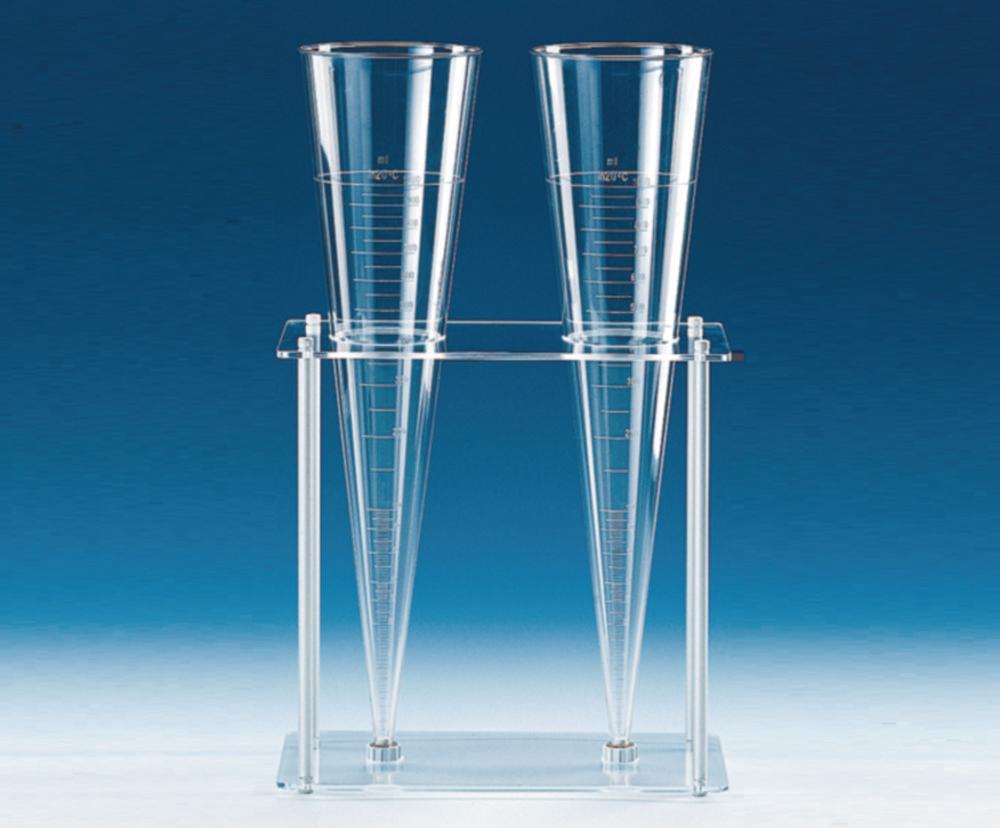 Kartell Sedimentation Cone Rack Acrylic for Two Plastic Imhoff Cones