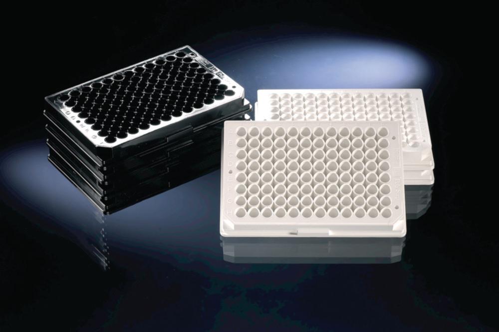 Thermo Fisher F96 Microwell Plates White PS with Lid, Cell Culture Sterile, Pack of 50
