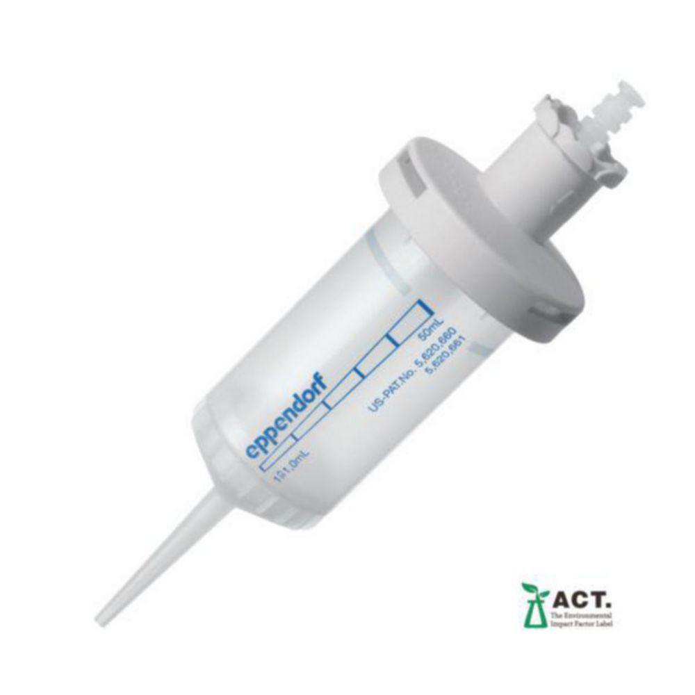 Eppendorf CombiTips Advanced 50 mL Biopur, Colour Code Light Grey, Pack of 100