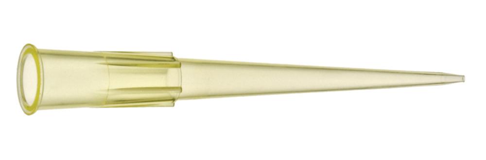 SOCOREX Qualitix Yellow Tips 200 µl Oblique Tip, Autoclavable, Pack of 10x96