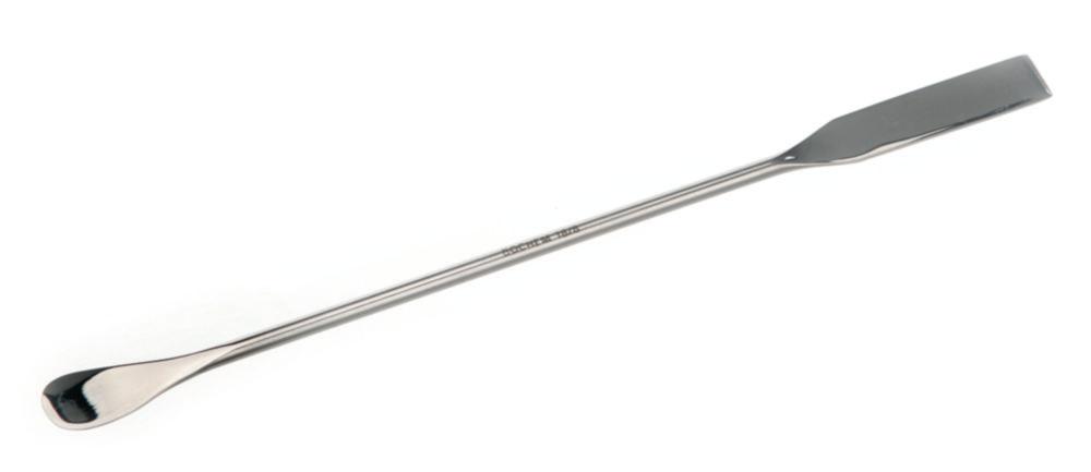 BOCHEM Double Spatula, 180mm, 18/10 Steel, Type 1 Standard, Spoon 25 x 8mm, Spoon-Shaped on One Side