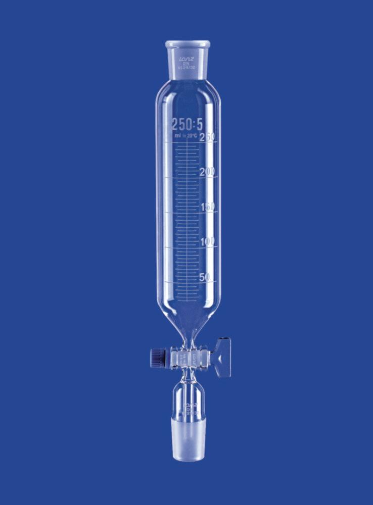 Lenz-Laborglas Dropping Funnel Cylindrical 1000 mL NS 29/32 Socket, Cone 4000