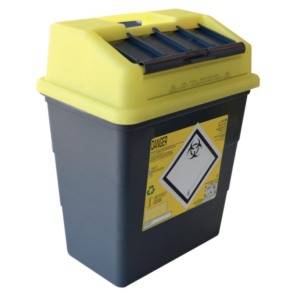 Hospidex Needle Sampling Container Sharpsafe 13.0 L Label FR/NL
