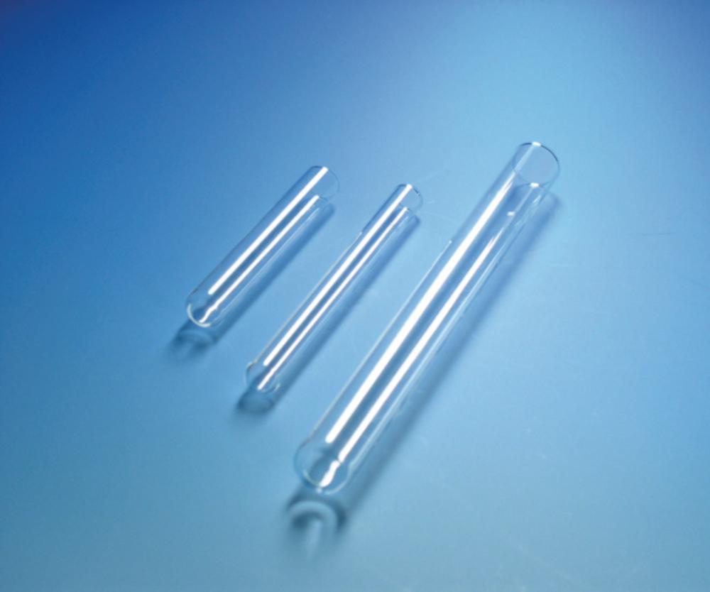 Scherf Test Tubes, Soda Glass, Without Rim, 16 x 160 mm, Wall 0.8-0.9 mm, Pack of 250