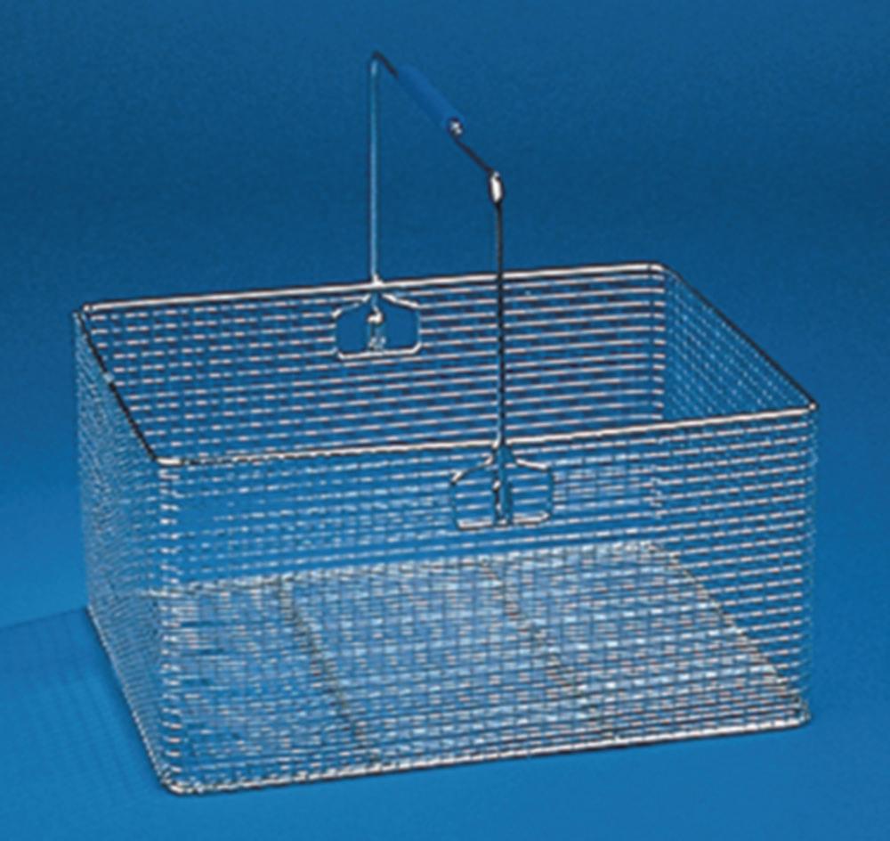 Württ. Stainless Steel Wire Transport Basket (400 × 300 × 200 mm)

