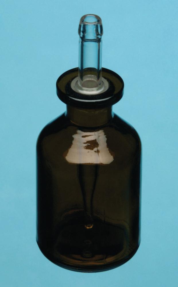 Bohemia Dropping Bottle 100ml Amber NS Pipette, Boro 3.3