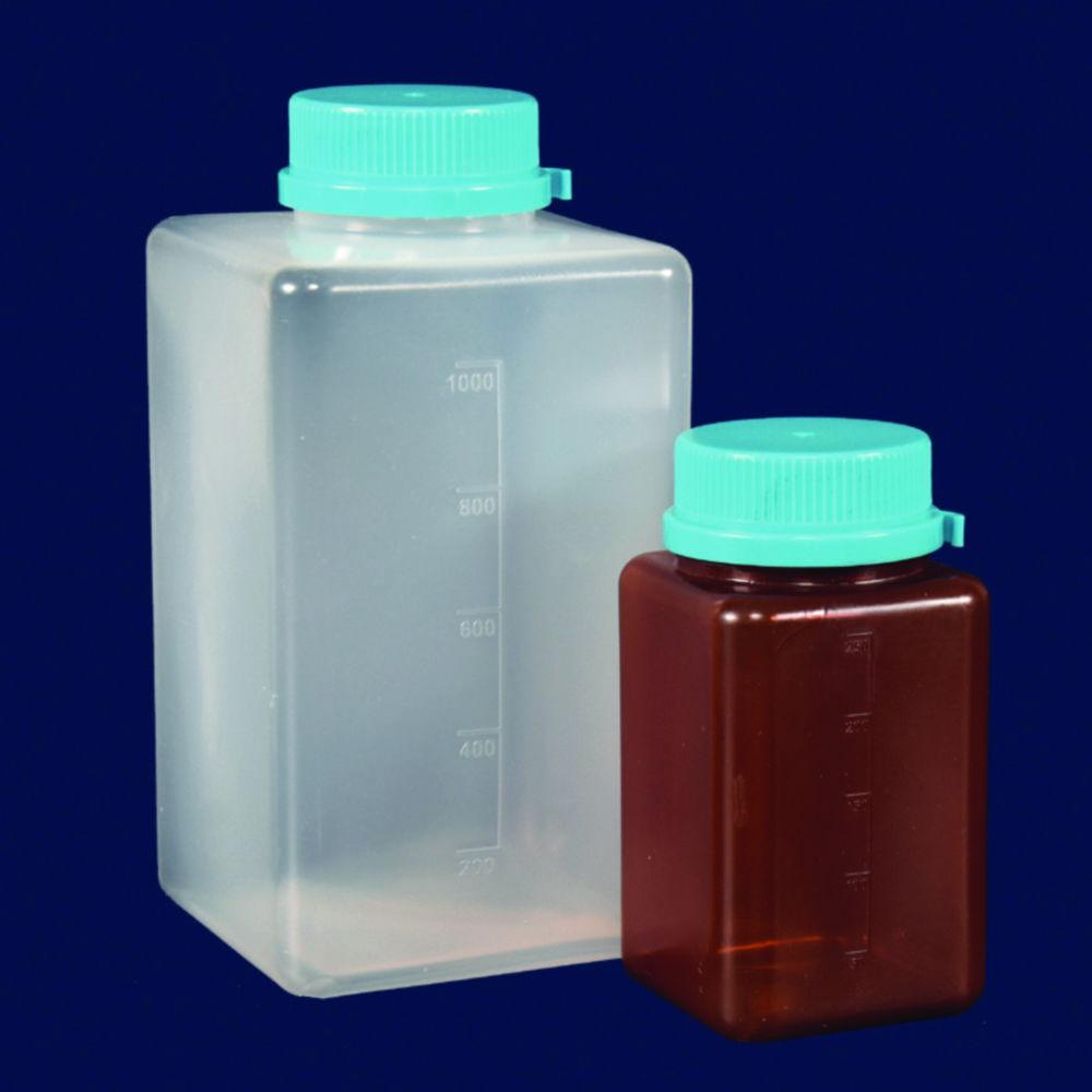 ISOLAB Sample Bottles 500 mL PP Amber Sterile with Sodium Thiosulfate Pack of 84