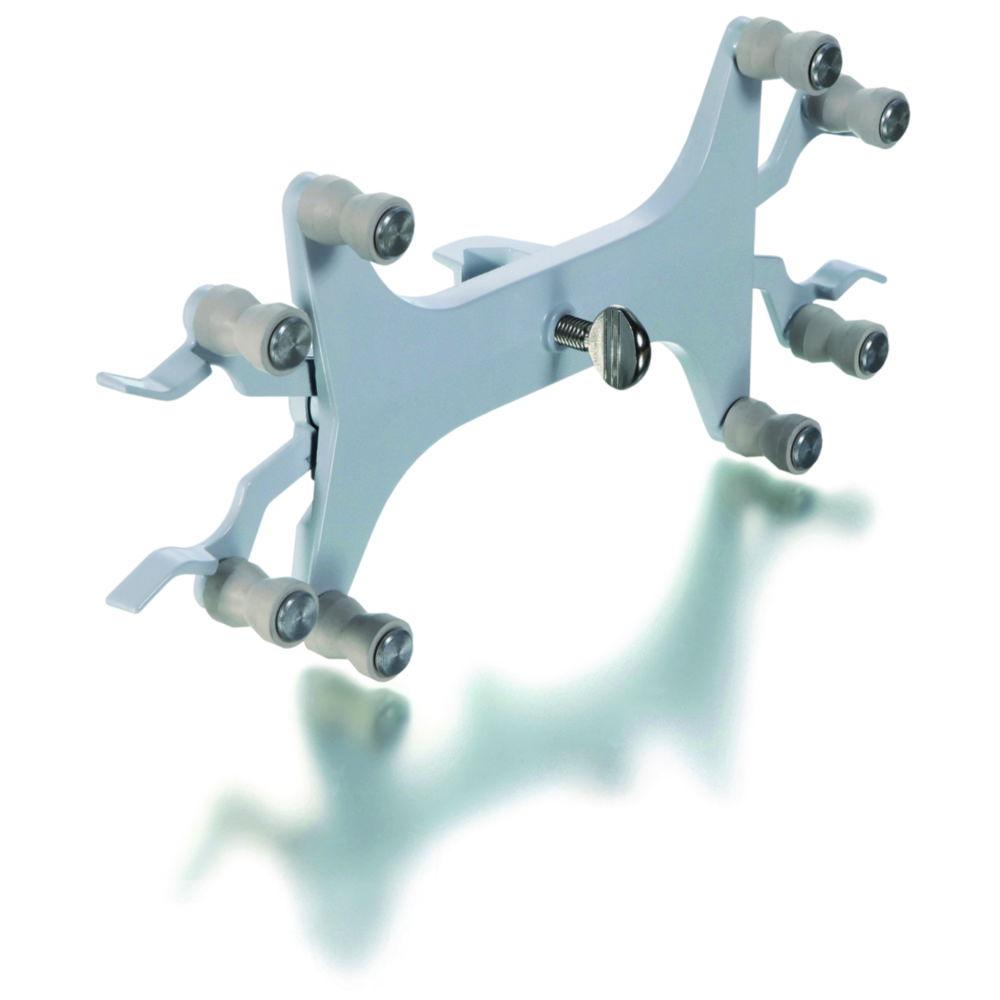 Usbeck Burette Clamp for 2 Burettes, Aluminium with Roller Holder

